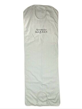 Alexander McQueen Canvas Garment Bag for Gown Dress Travel Storage Cover 23"x70"